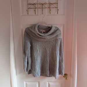 Michael Kors Light Gray Cowl Neck Sweater
